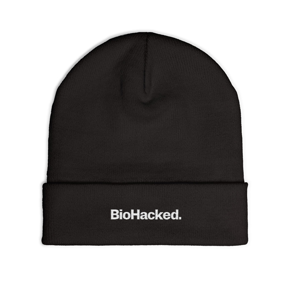 BioHacked. Embroidered Knit Beanie